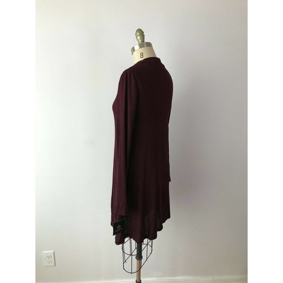 Fortune Ivy Stitch Fix Maroon Red Keyhole Dress - Picture 5 of 8